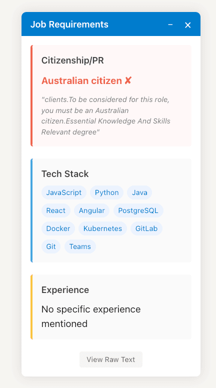 LinkedIn-SEEK Job Analyzer
